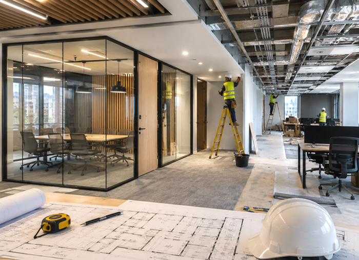 Refurbishing an office