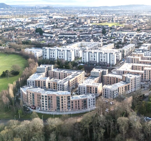 Photo of the commercial management services project at Western Villages, Granton.